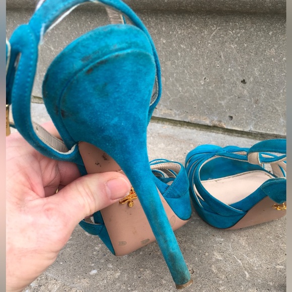 Prada Beautiful Platform High Heels Euro Size 38 / US 7.5 - Picture 16 of 16